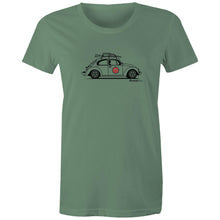 Beetle on the Side - Women's Maple Tee