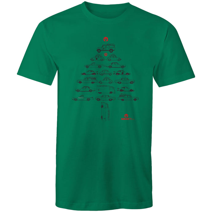 Car Lover’s Christmas Black Mens T-Shirt
