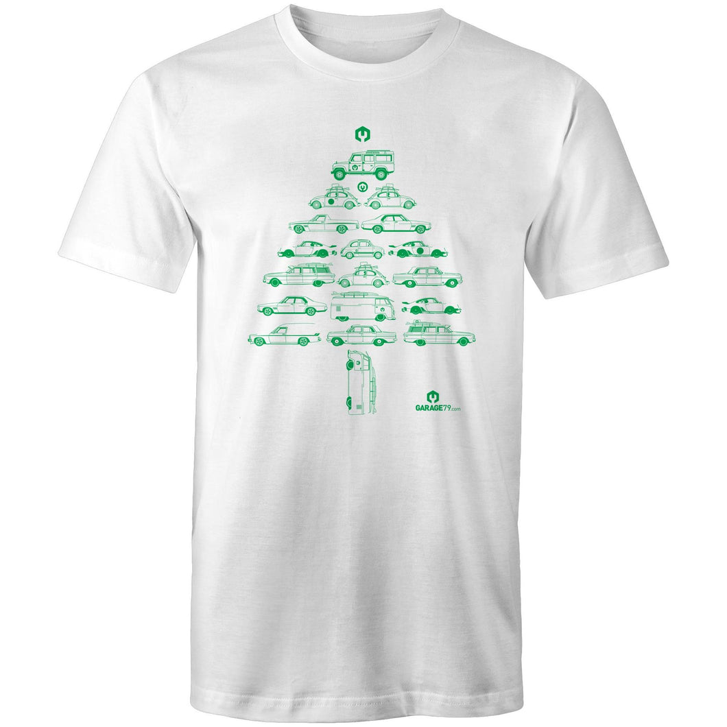 Car Lover’s Christmas Green Mens T-Shirt