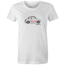 Fiat Side with Red - Women's Maple Tee