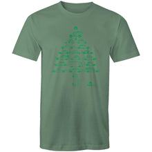 Car Lover’s Christmas Green Mens T-Shirt