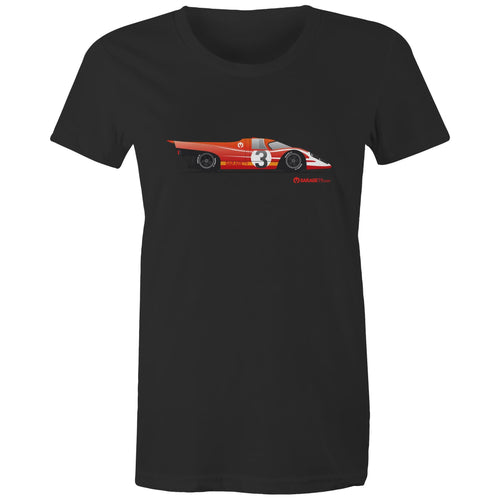 Porsche 917 - Organic  Women's Maple Tee