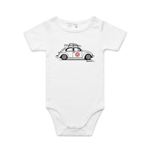 Beetle on the Side - Baby Onesie Romper