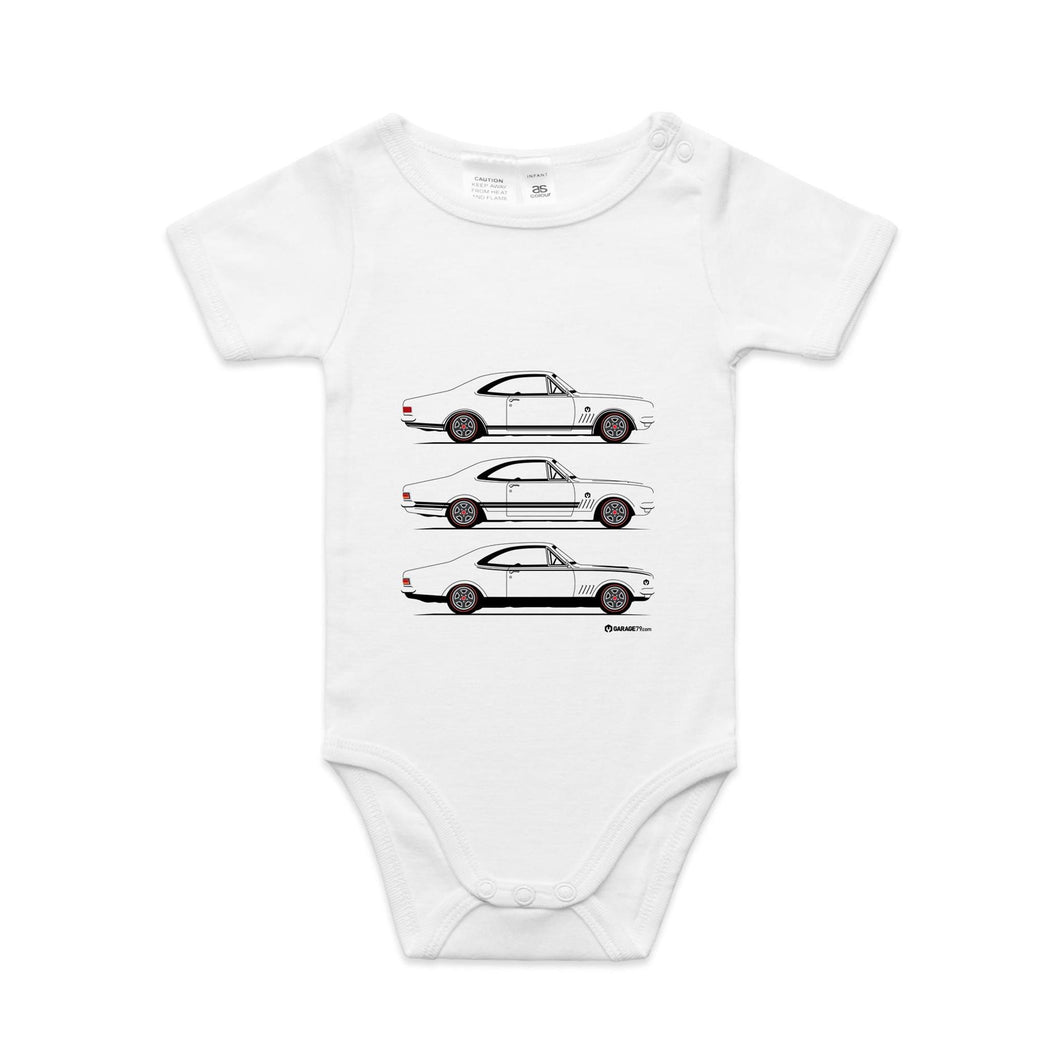 Monaro Triple Treat - Baby Onesie Romper