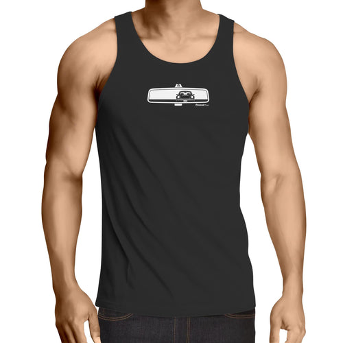 Porsche Rearview  Lowdown - Mens Singlet Top