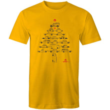 Car Lover’s Christmas Black Mens T-Shirt