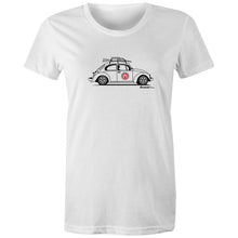 Beetle on the Side - Women's Maple Tee