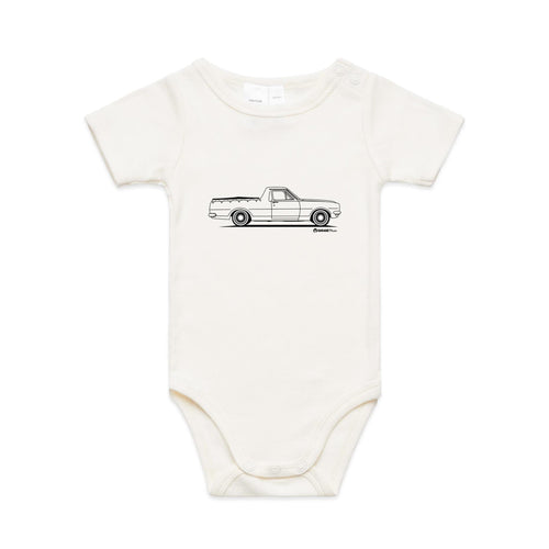 HK Holden Ute on the Side - Baby Onesie Romper