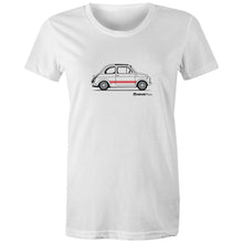 Fiat Side with Red - Women's Organic Maple Tee