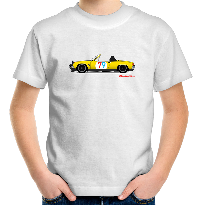 Porsche 914 Kids Youth Crew T Shirt Garage79 Designs