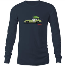 Christmas Jaguar E-Type Series Mens Long Sleeve T-Shirt