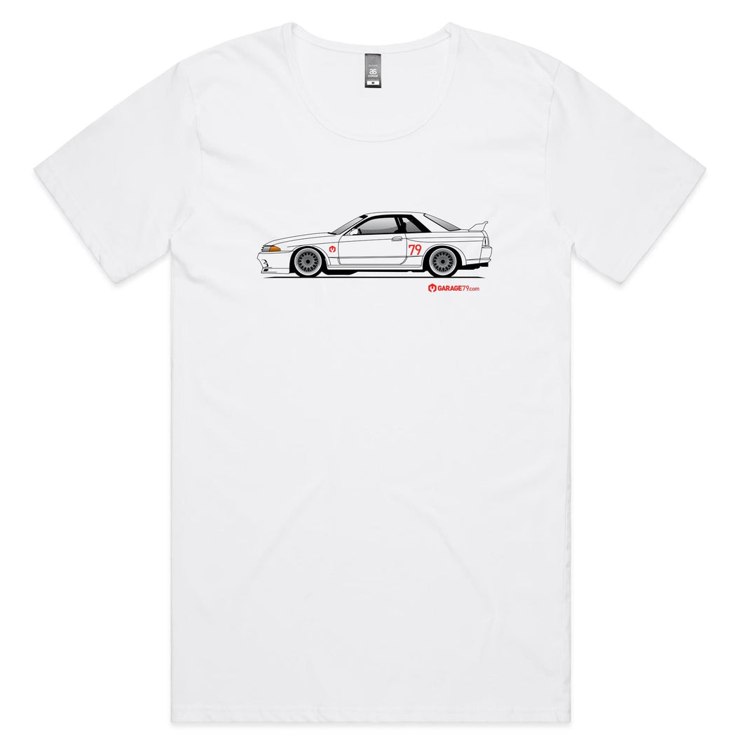 Nissan R32 Skyline GT-R Mens Scoop Neck T-Shirt