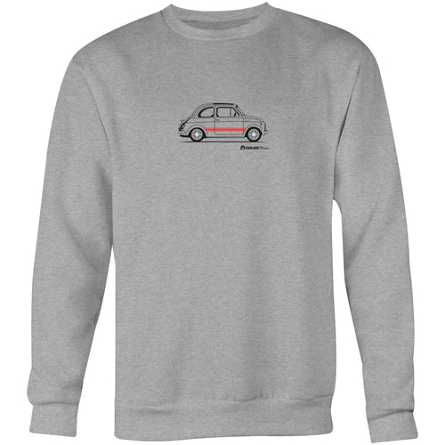 Fiat Side with Red Crew Sweatshirt