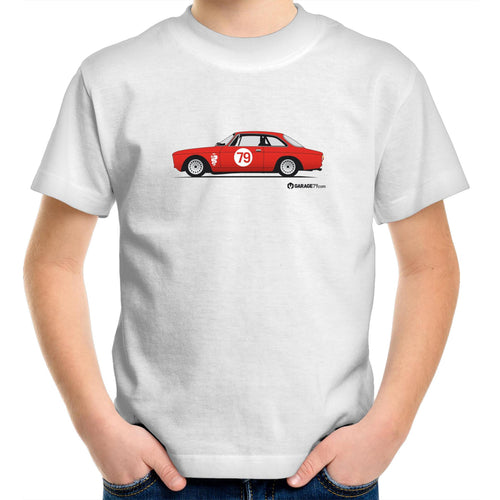 Alfa 105 GTV Kids Youth Crew T-Shirt