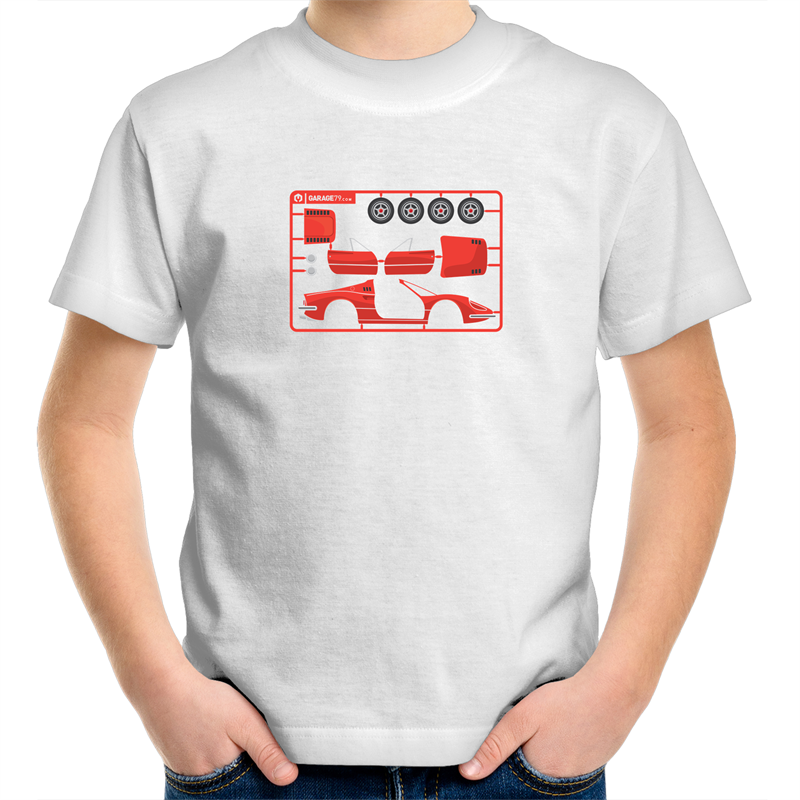 Make Your Own Ferrari  Kids Youth Crew T-Shirt