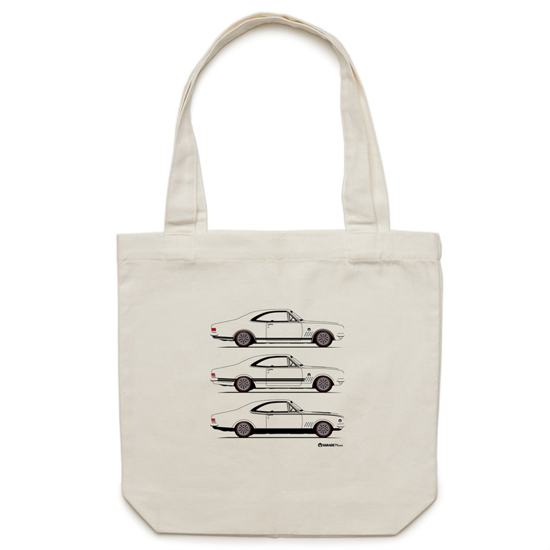 Monaro Triple Treat - Canvas Tote Bag