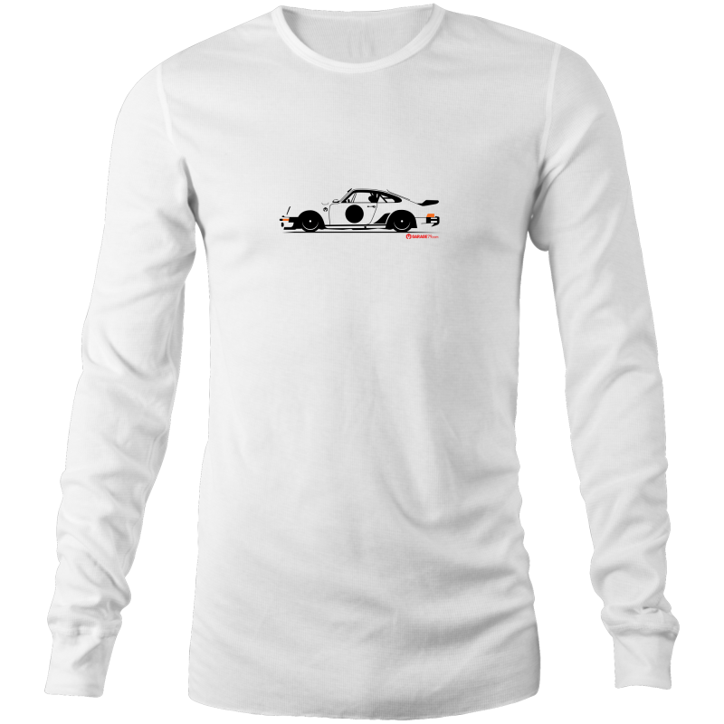 Porsche on the Side Long Sleeve T-Shirt - Garage79