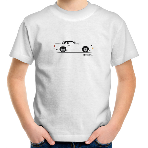 924 Porsche side view  Kids T-Shirt