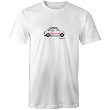 Fiat Side with Red - Mens T-Shirt