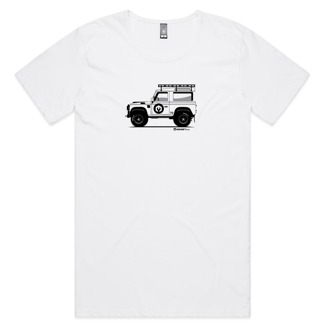 Land Rover Mens Scoop Neck T-Shirt