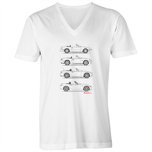 MX5 collection Mens V-Neck Tee