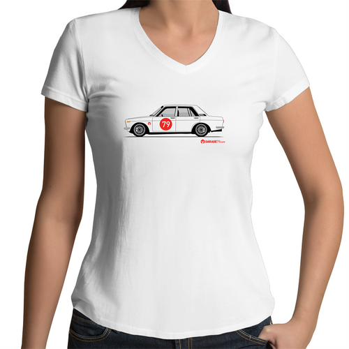 Datsun 1600 - Womens V-Neck T-Shirt