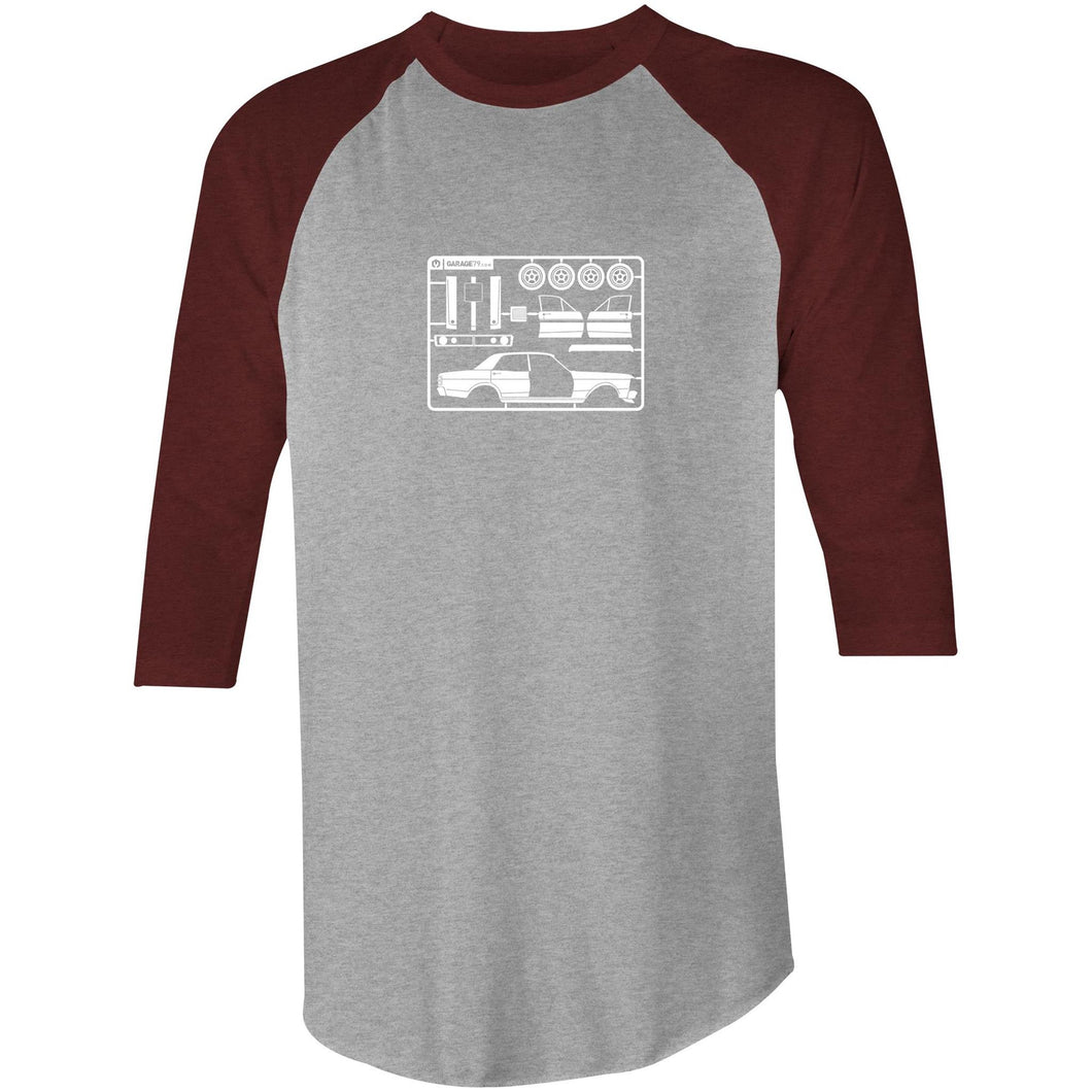 Make Your Own Falcon GT Raglan 3/4 Sleeve T-Shirt