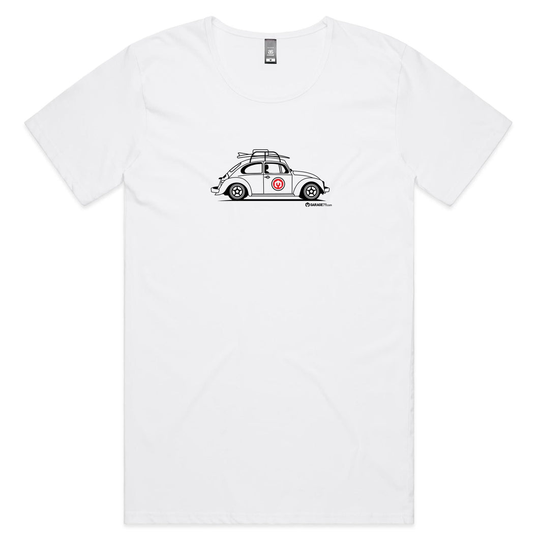 Beetle on the Side Mens Scoop Neck T-Shirt