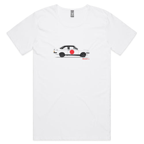 Escort RS2000 on the Side Mens Scoop Neck T-Shirt