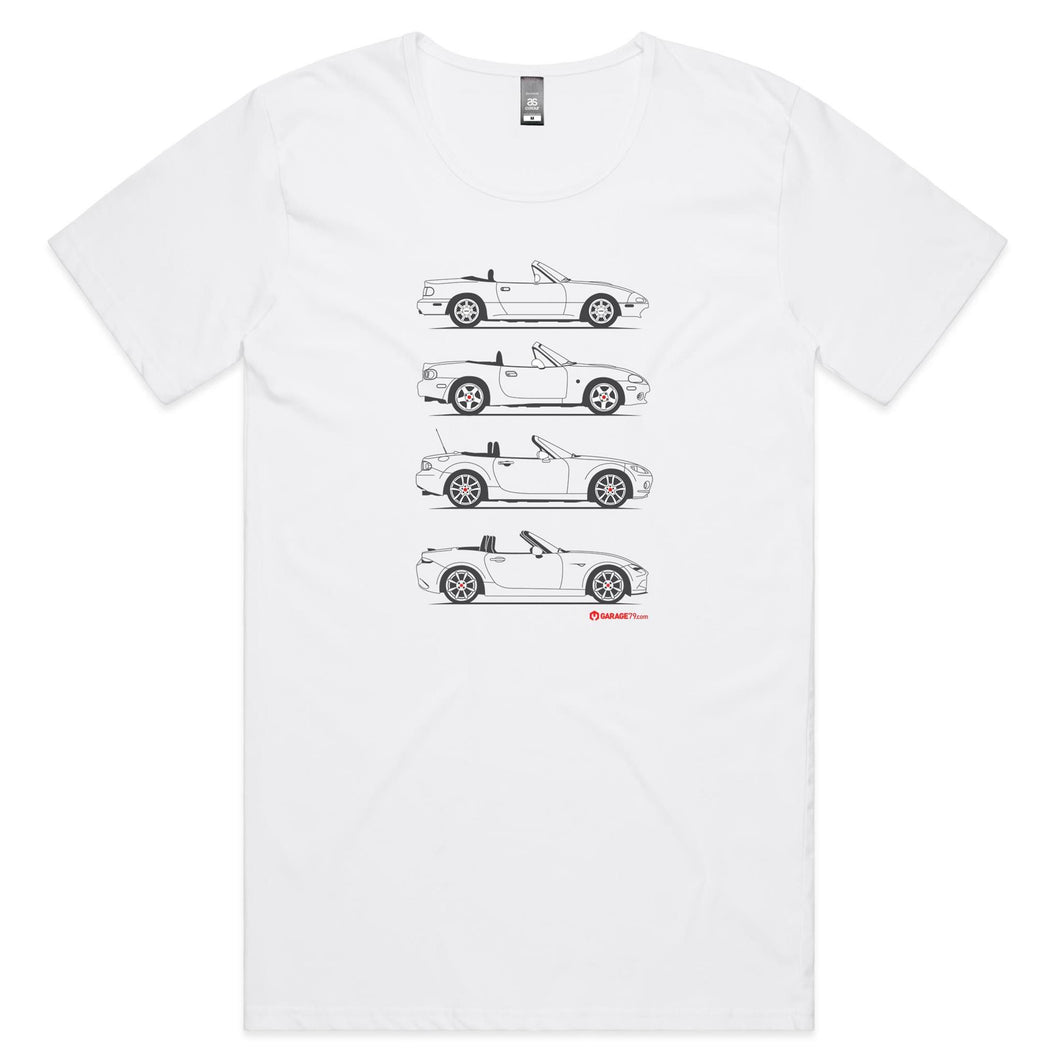 MX5 collection Mens Scoop Neck T-Shirt
