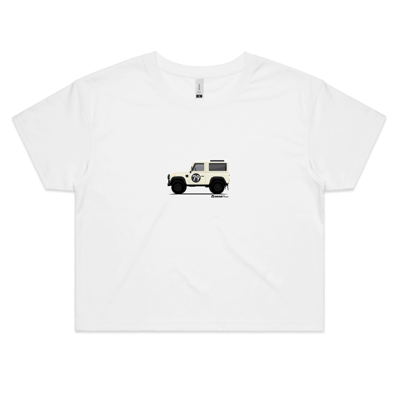 Land Rover Defender  - Women's Crop T'shirt