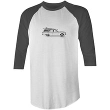Falcon Wagon on the Side 3/4 Sleeve T-Shirt