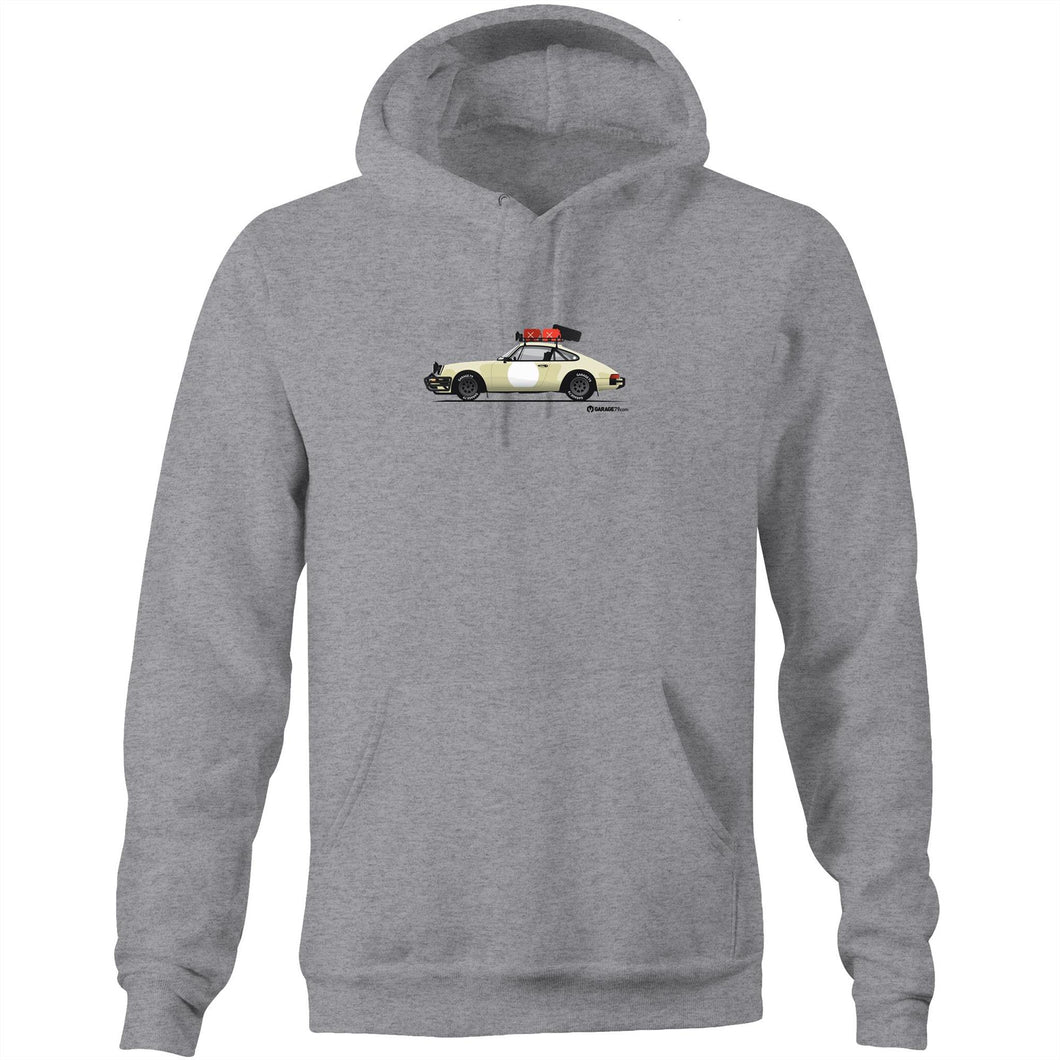 Porsche Safari - Pocket Hoodie Sweatshirt